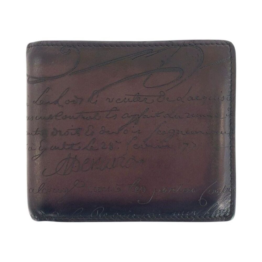 Berluti Caligraphie Scritt Leather Wallet